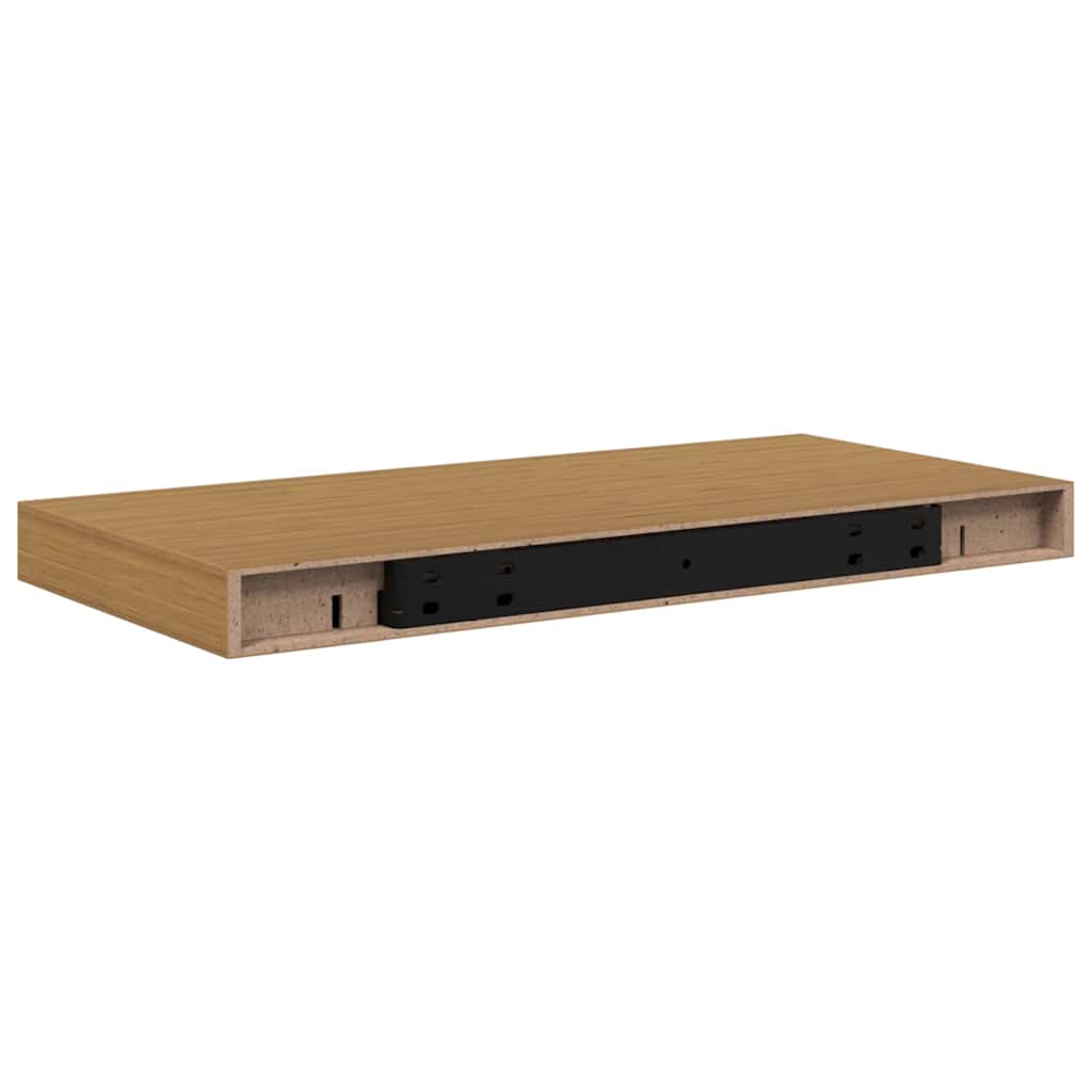 Wall Shelf 2 pcs Beige 50 x 23 x 4 cm Engineered Wood