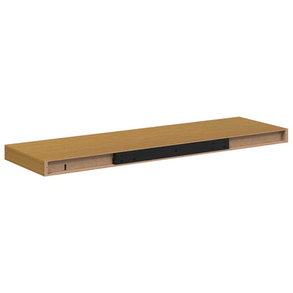 Wall Shelf 4 pcs Beige 80 x 23.5 x 4 cm Engineered Wood