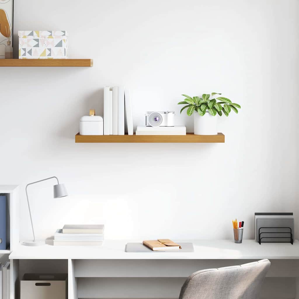 Wall Shelf Wall-mounted Beige 90 x 23.5 x 4 cm Engineered Wood