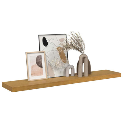 Wall Shelf Wall-mounted Beige 120 x 23.5 x 4 cm Engineered Wood