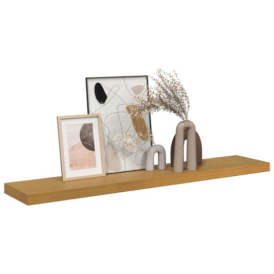 Wall Shelf Wall-mounted Beige 120 x 23.5 x 4 cm Engineered Wood