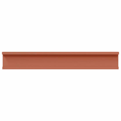 Wall Shelf with Shelf 2 pcs Red 60 x 9 x 3 cm Engineered Wood