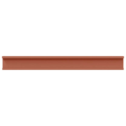 Wall Shelf with Shelf 2 pcs Red 80 x 9 x 3 cm Engineered Wood