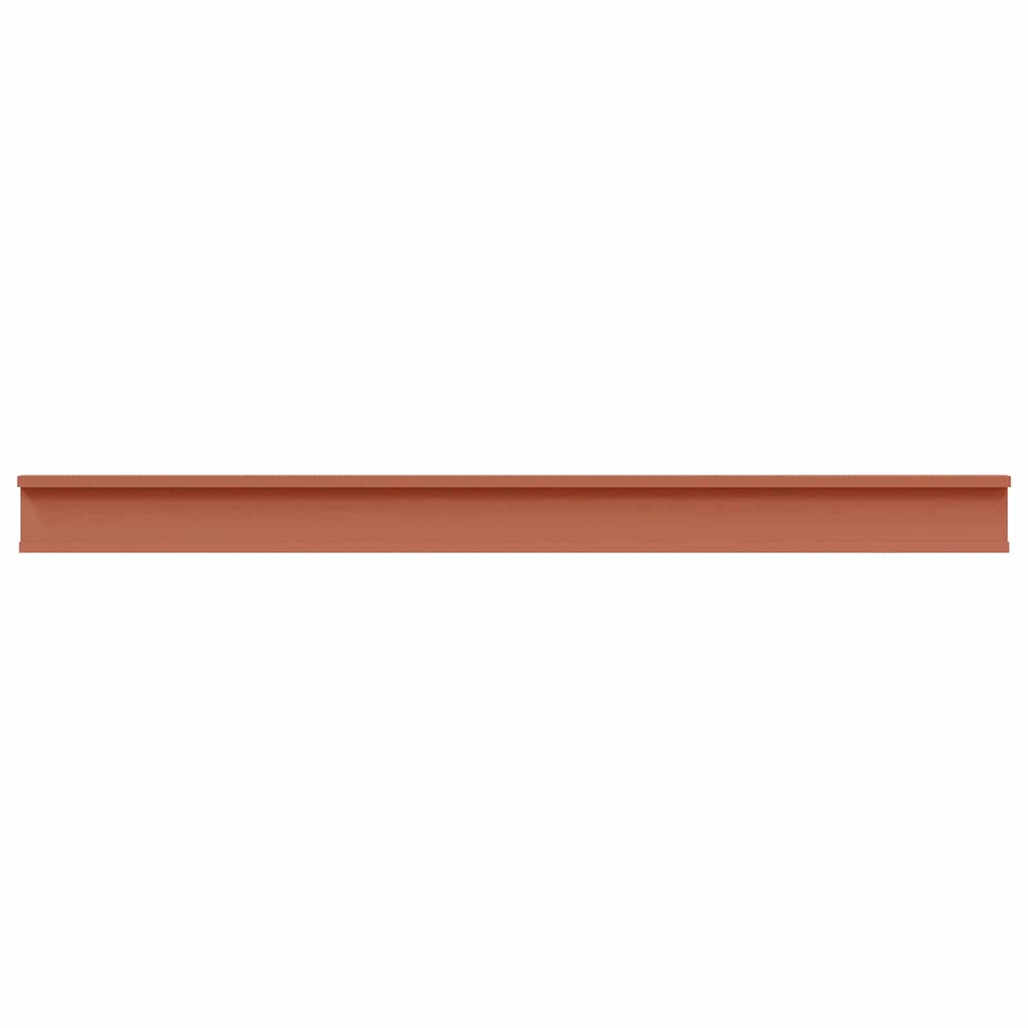 Wall Shelf with Shelf 2 pcs Red 115 x 9 x 3 cm Engineered Wood