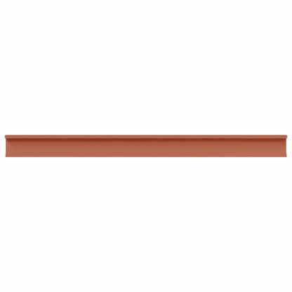Wall Shelf with Shelf 2 pcs Red 115 x 9 x 3 cm Engineered Wood