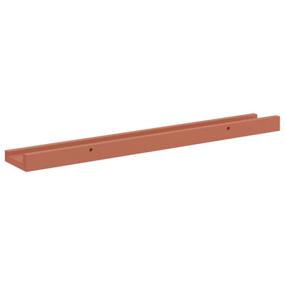 Wall Shelf with Shelf 4 pcs Red 60 x 9 x 3 cm Engineered Wood