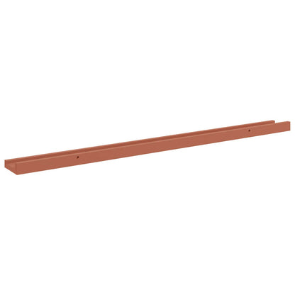 Wall Shelf with Shelf 4 pcs Red 100 x 9 x 3 cm Engineered Wood