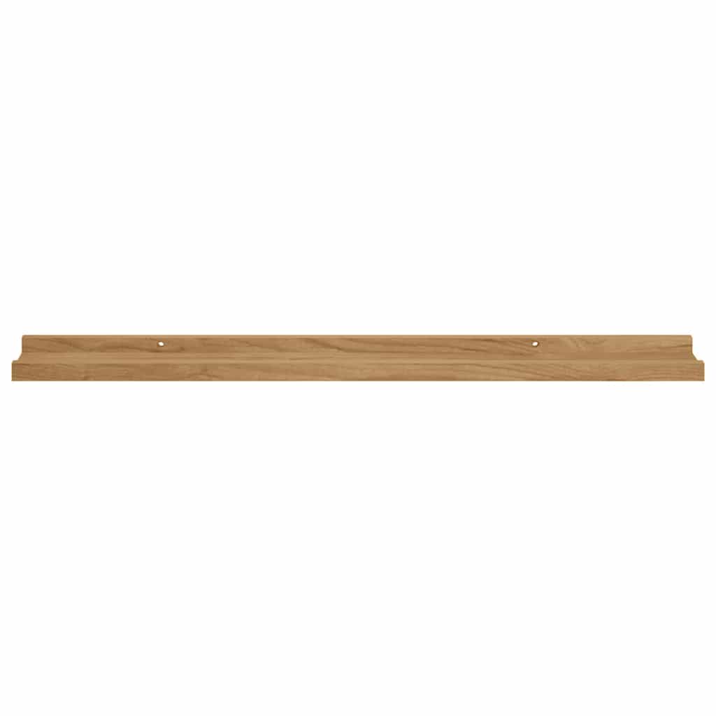 Wall Shelf with Shelf 4 pcs Brown 80 x 9 x 3 cm Engineered Wood