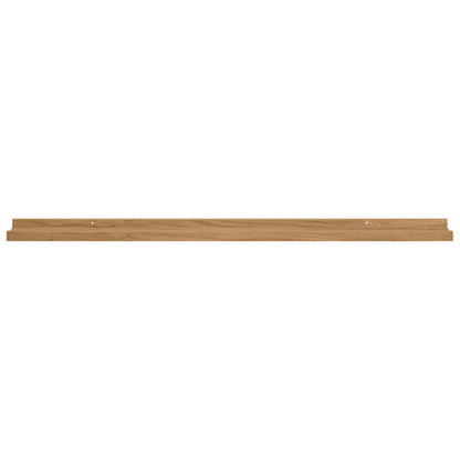 Wall Shelf 4 pcs Brown 100 x 9 x 3 cm Engineered Wood