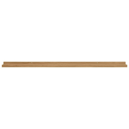 Wall Shelf Wall-Mounted 4 pcs Brown 115 x 9 x 3 cm