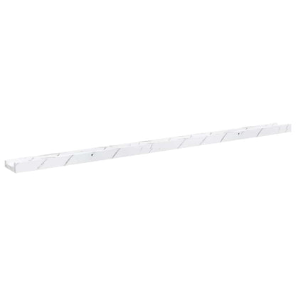 Wall Shelf 4 pcs White Marble 115 x 9 x 3 cm Engineered Wood