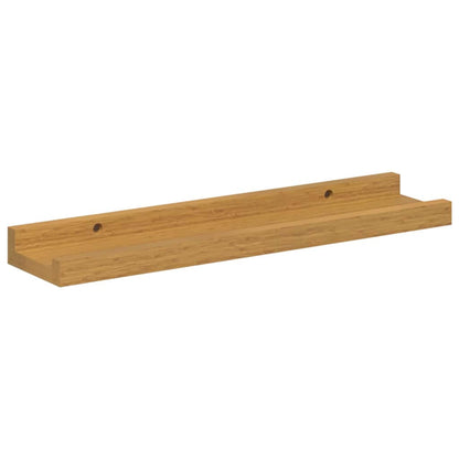 Wall Shelf with Shelf 2 pcs Beige 40 x 9 x 3 cm Engineered Wood