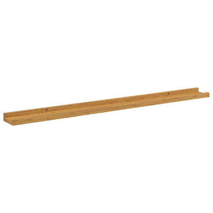 Wall Shelf 2 pcs Beige 100 x 9 x 3 cm Engineered Wood