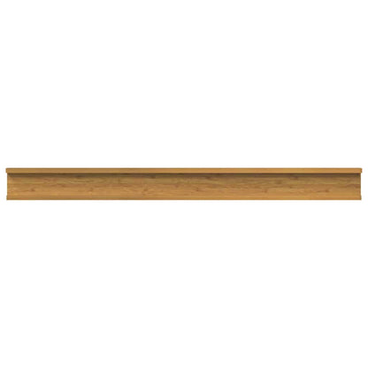 Wall Shelf 2 pcs Beige 100 x 9 x 3 cm Engineered Wood