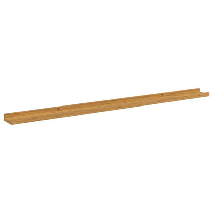 Wall Shelf 2 pcs Beige 115 x 9 x 3 cm Engineered Wood