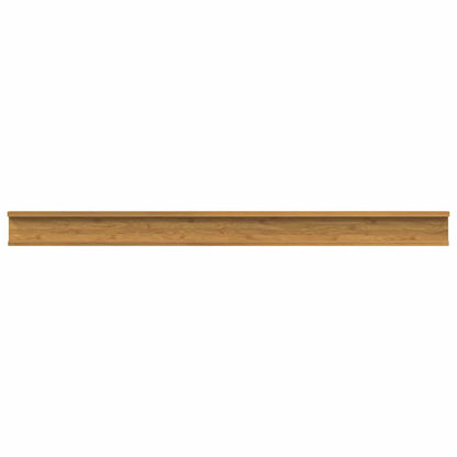 Wall Shelf 2 pcs Beige 115 x 9 x 3 cm Engineered Wood