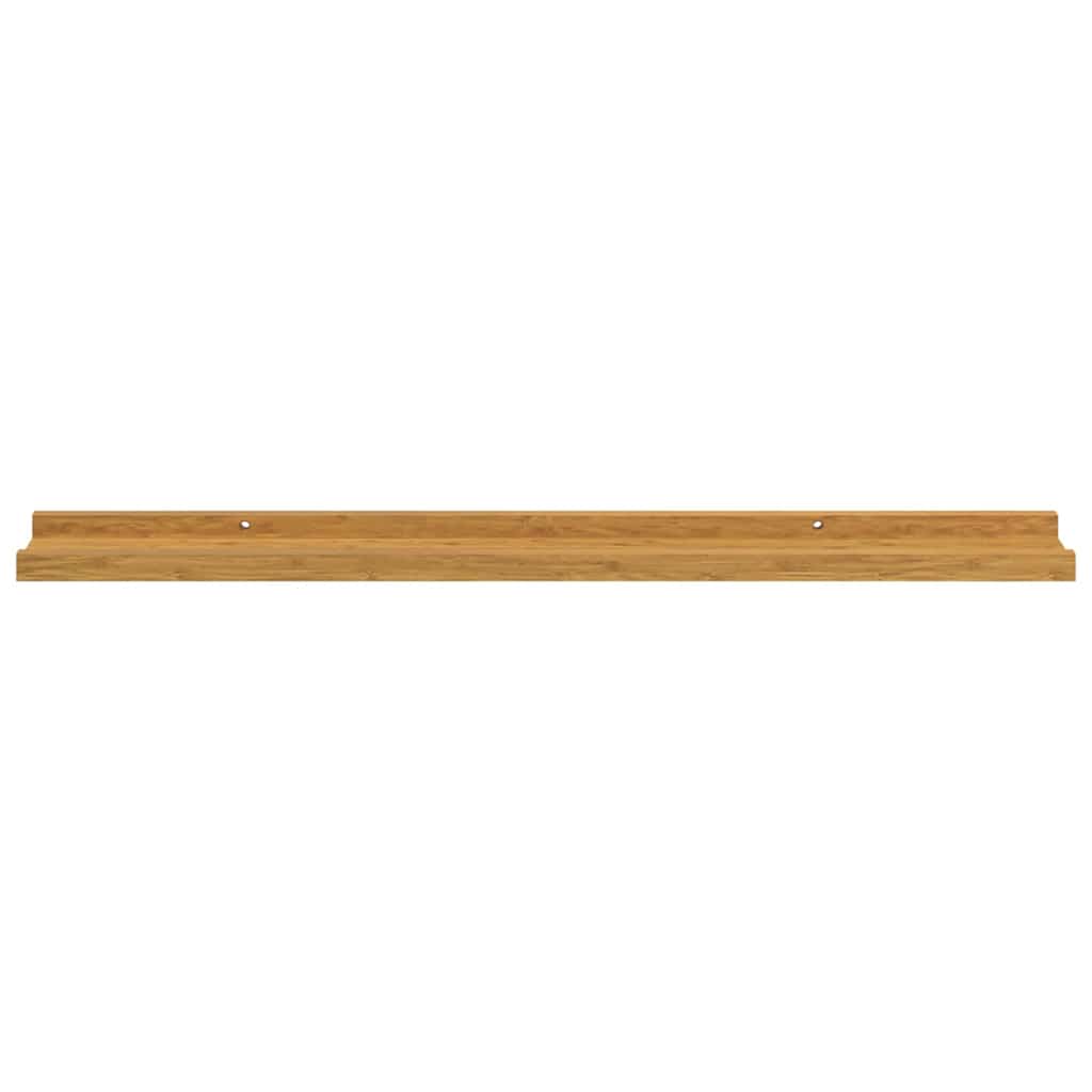 Wall Shelf with Shelf 4 pcs Beige 80 x 9 x 3 cm Engineered Wood