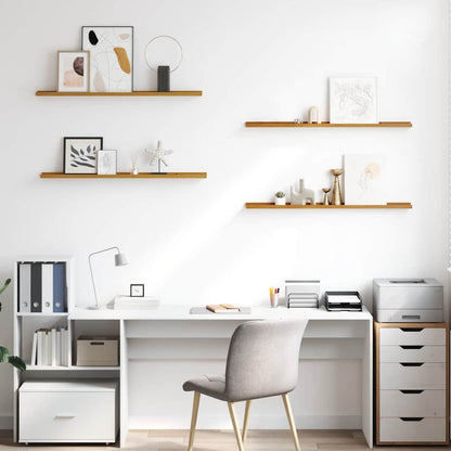 Wall Shelf 4 pcs Beige 100 x 9 x 3 cm Engineered Wood