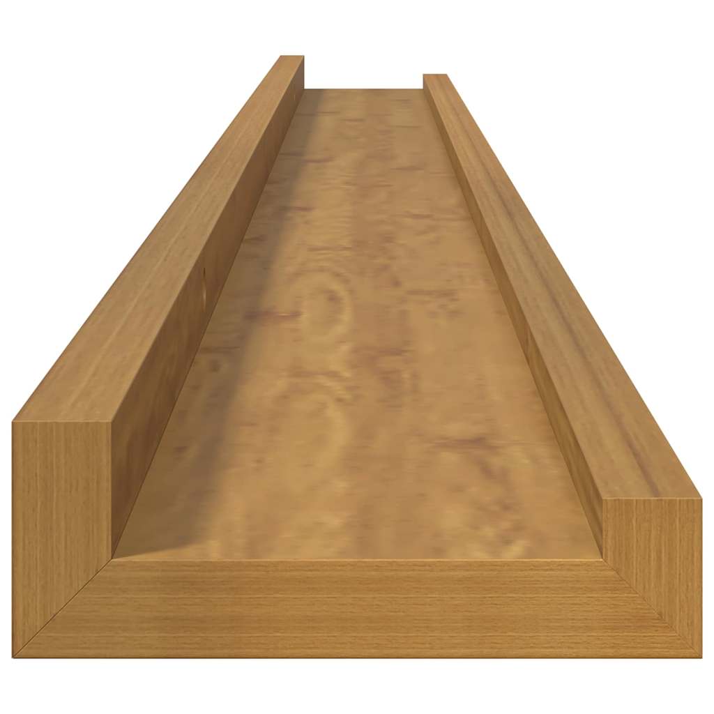 Wall Shelf 4 pcs Beige 100 x 9 x 3 cm Engineered Wood