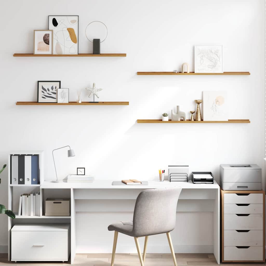 Wall Shelf 4 pcs Beige 115 x 9 x 3 cm Engineered Wood