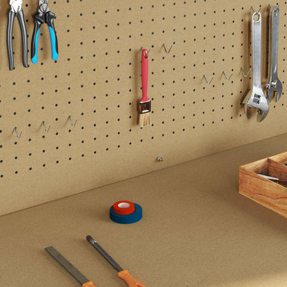 Workbench Black 114 x 54 x 145 cm Engineered Wood and Metal