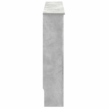Radiator Cover Concrete Grey 172 x 19 x 81.5 cm Engineered Wood