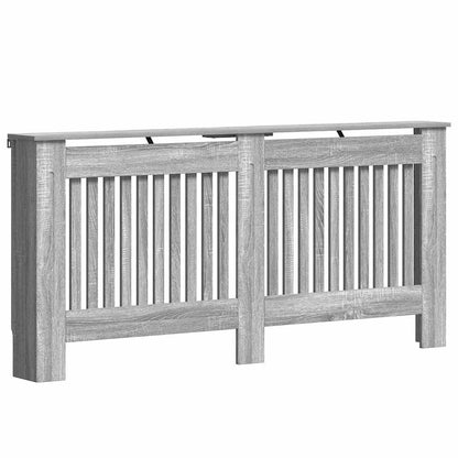 Radiator Cover Grey Sonoma 172 x 19 x 81.5 cm Engineered Wood