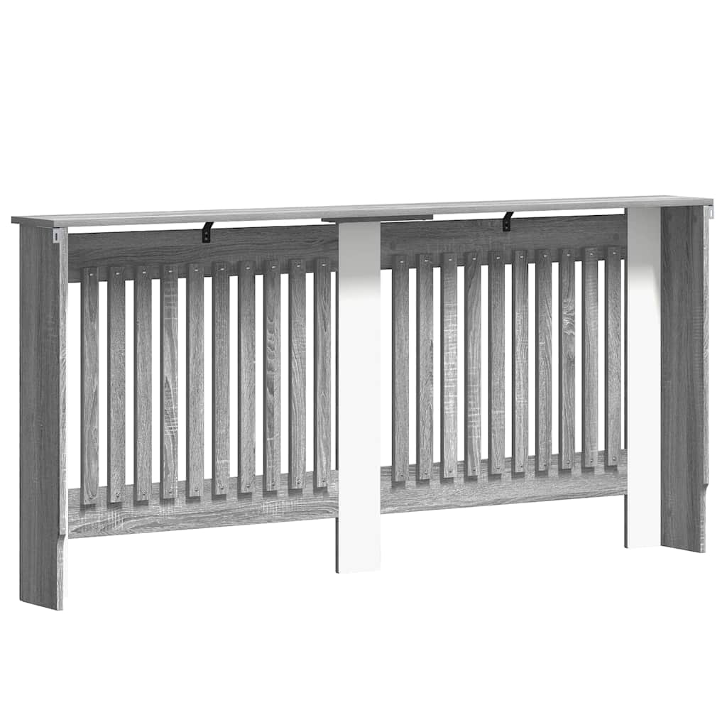 Radiator Cover Grey Sonoma 172 x 19 x 81.5 cm Engineered Wood