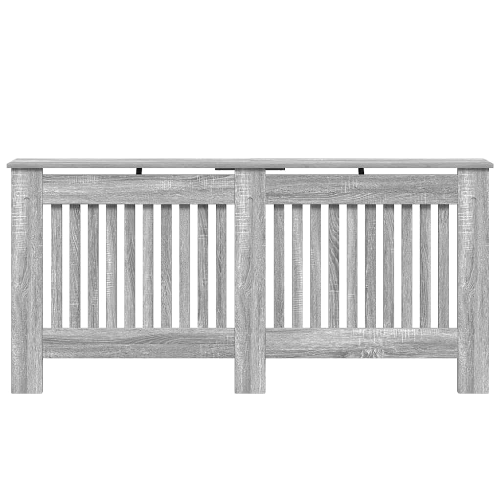 Radiator Cover Grey Sonoma 172 x 19 x 81.5 cm Engineered Wood