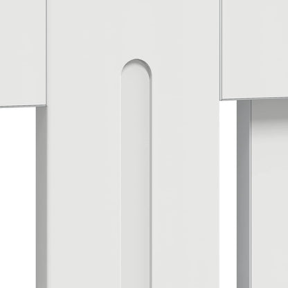 Radiator Cover High Gloss White 172 x 19 x 81.5 cm