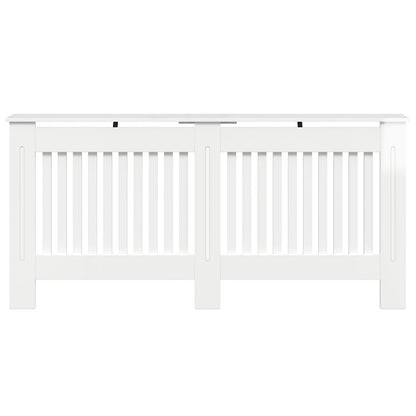 Radiator Cover High Gloss White 172 x 19 x 81.5 cm