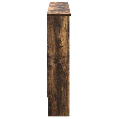 Radiator Cover Smoked Oak 172 x 19 x 81.5 cm Engineered Wood