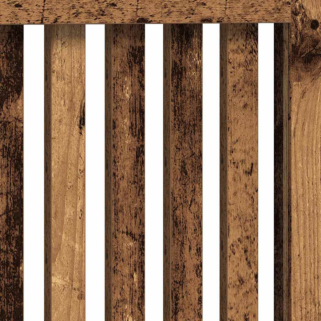 Radiator Cover Old Wood 172 x 19 x 81.5 cm Engineered Wood