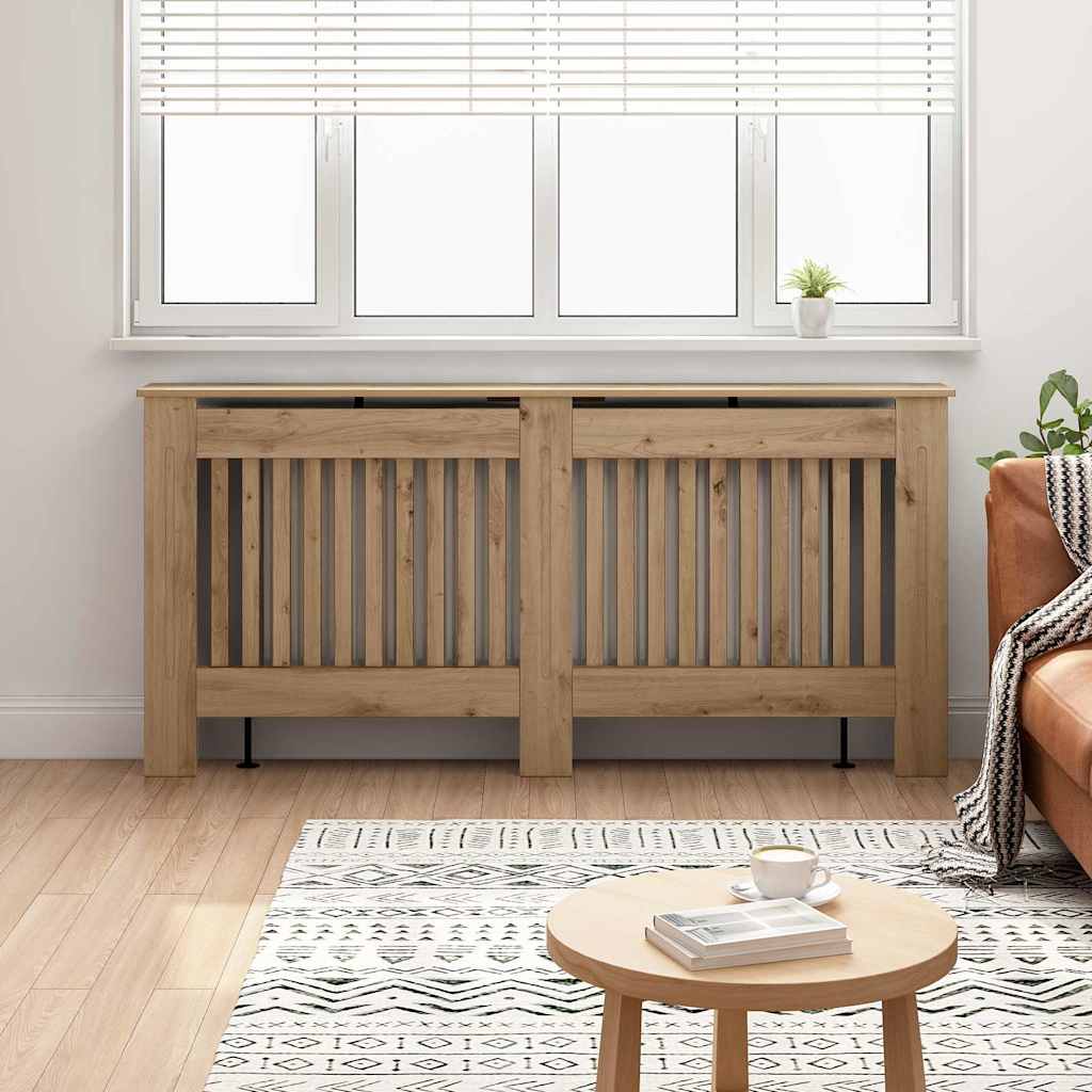 Radiator Cover Artisan Oak 172 x 19 x 81.5 cm Engineered Wood
