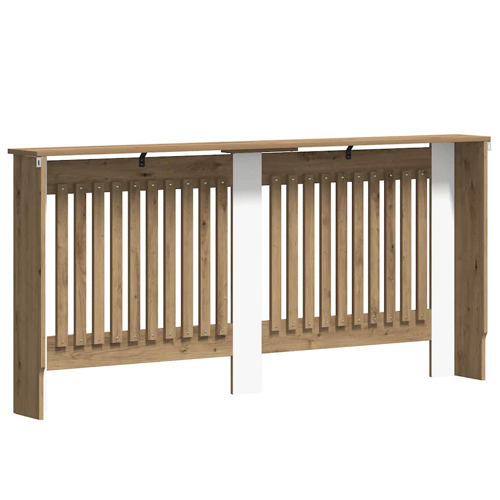 Radiator Cover Artisan Oak 172 x 19 x 81.5 cm Engineered Wood