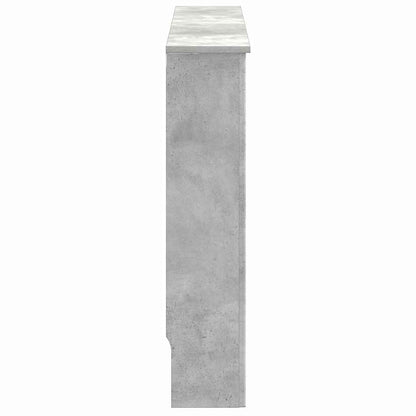 Radiator Cover Concrete Grey 152 x 19 x 81.5 cm Engineered Wood