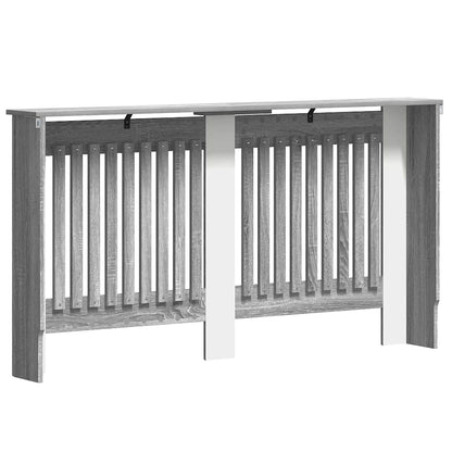 Radiator Cover Grey Sonoma 152 x 19 x 81.5 cm Engineered Wood