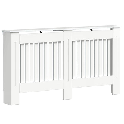 Radiator Cover High Gloss White 152 x 19 x 81.5 cm