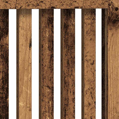 Radiator Cover Old Wood 152 x 19 x 81.5 cm Engineered Wood