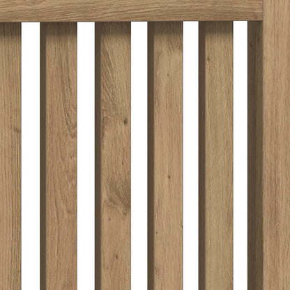 Radiator Cover Artisan Oak 152 x 19 x 81.5 cm Engineered Wood