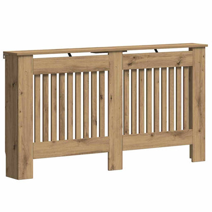 Radiator Cover Artisan Oak 152 x 19 x 81.5 cm Engineered Wood
