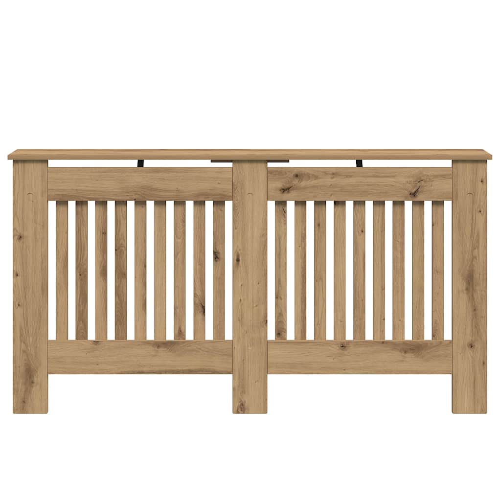 Radiator Cover Artisan Oak 152 x 19 x 81.5 cm Engineered Wood