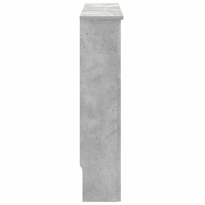 Radiator Cover Concrete Grey 78 x 19 x 81.5 cm Engineered Wood