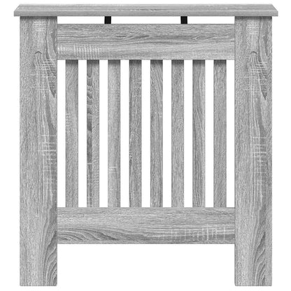 Radiator Cover Grey Sonoma 78 x 19 x 81.5 cm Engineered Wood