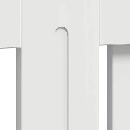 Radiator Cover High Gloss White 78 x 19 x 81.5 cm