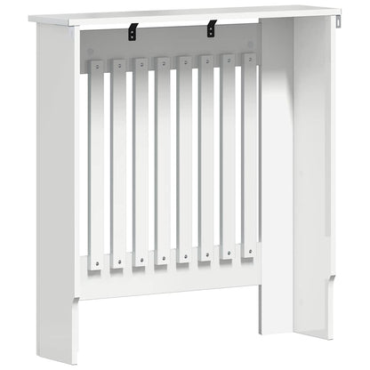 Radiator Cover High Gloss White 78 x 19 x 81.5 cm