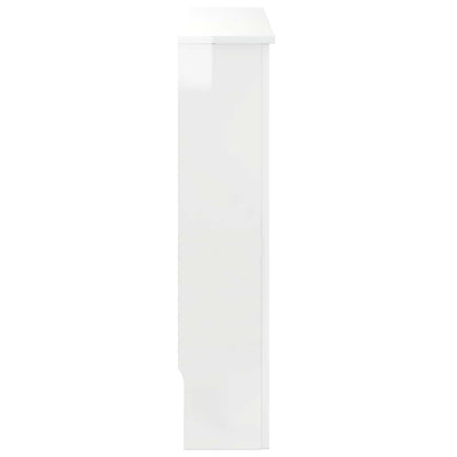 Radiator Cover High Gloss White 78 x 19 x 81.5 cm