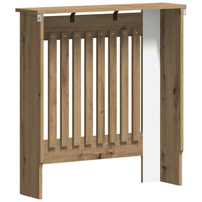 Radiator Cover Artisan Oak 78 x 19 x 81.5 cm Engineered Wood