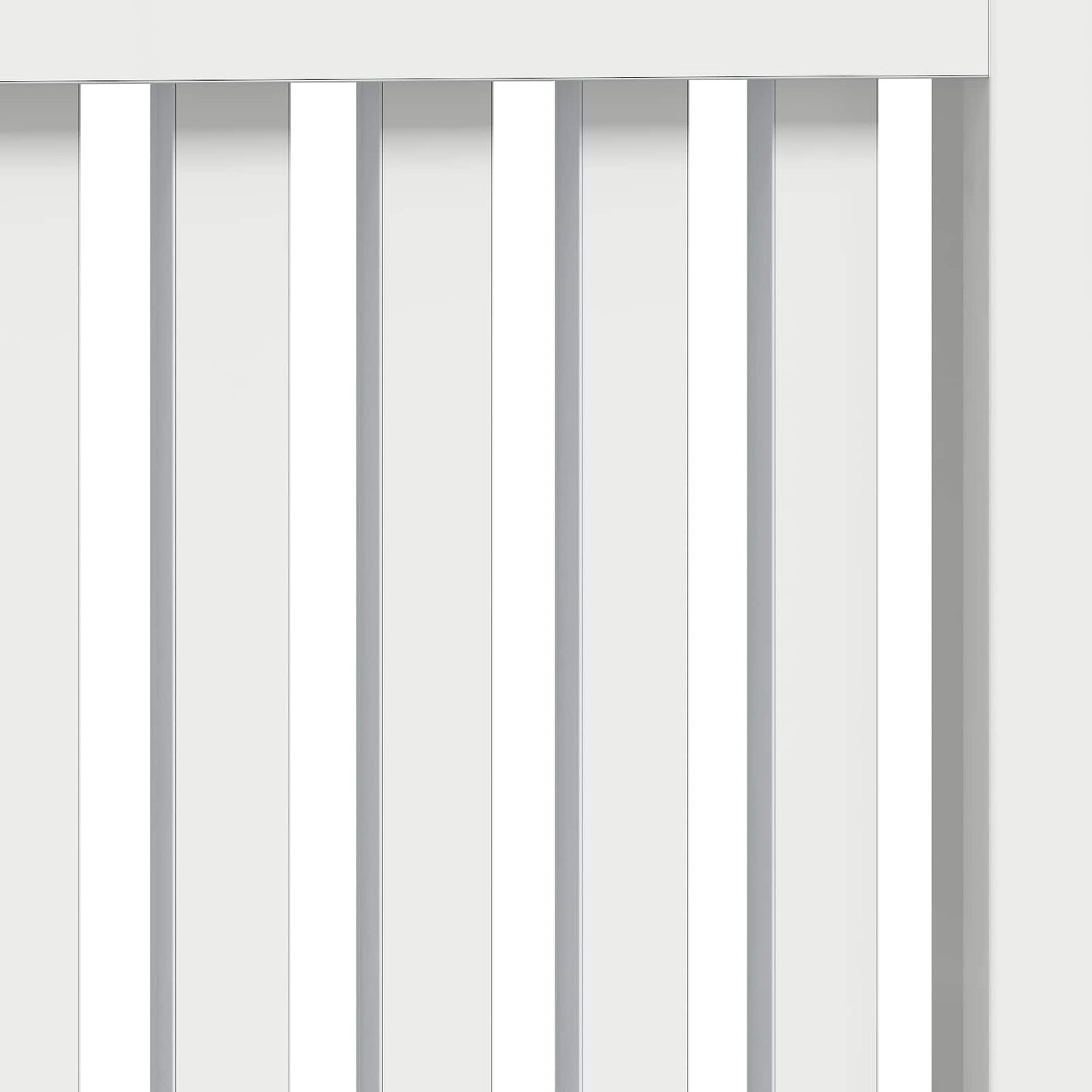 Radiator Cover High Gloss White 112 x 19 x 81.5 cm