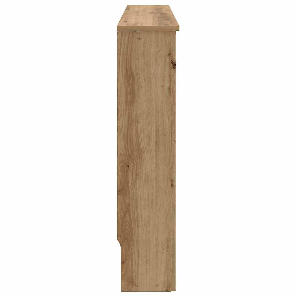 Radiator Cover Artisan Oak 112 x 19 x 81.5 cm Engineered Wood